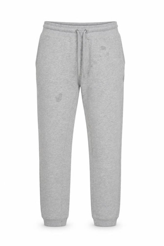 Front view of Topman women’s grey sweatpants, size UK 34, 27-inch leg