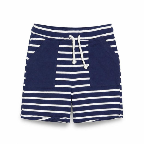 So Cute Girls Blue Striped  Utility Shorts Size 2-3 Years