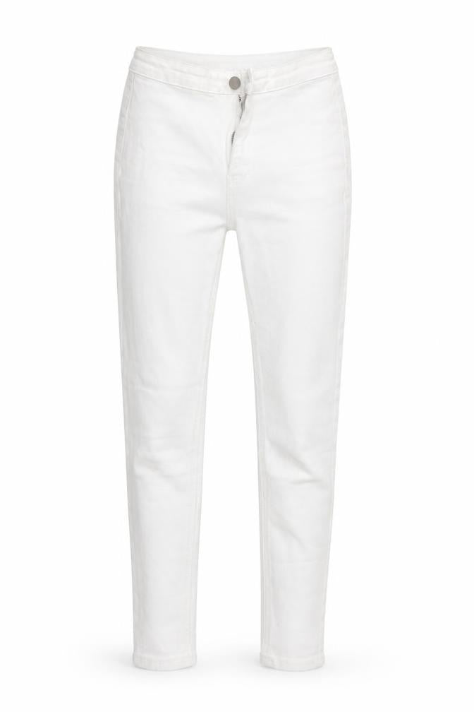 Pretty Little Thing Womens White   Skinny Jeans Size 8 L27 in - Pretty Little Thing