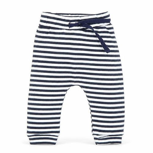 Very Girls Blue Striped  Sweatpants Leggings Size 3-6 Months