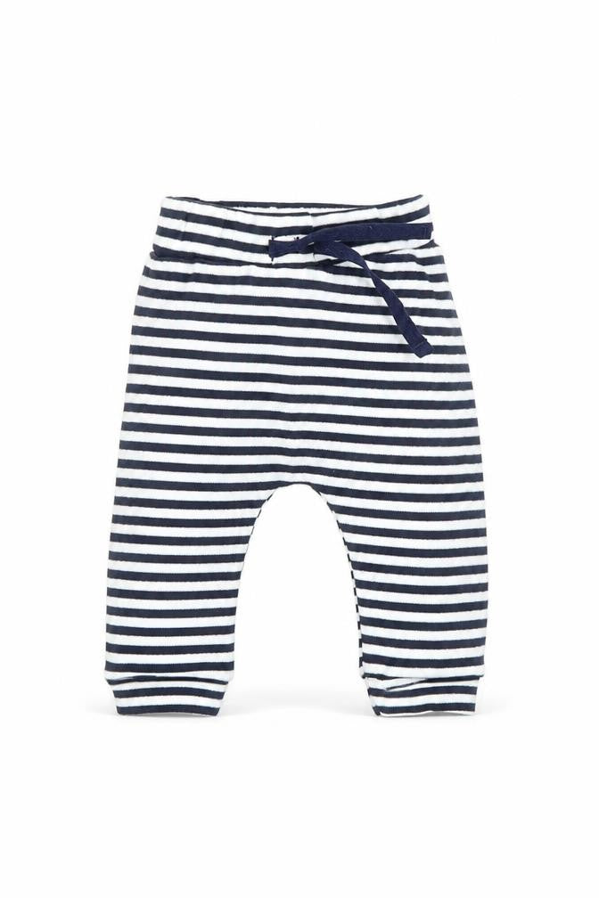 Very Girls Blue Striped  Sweatpants Leggings Size 3-6 Months