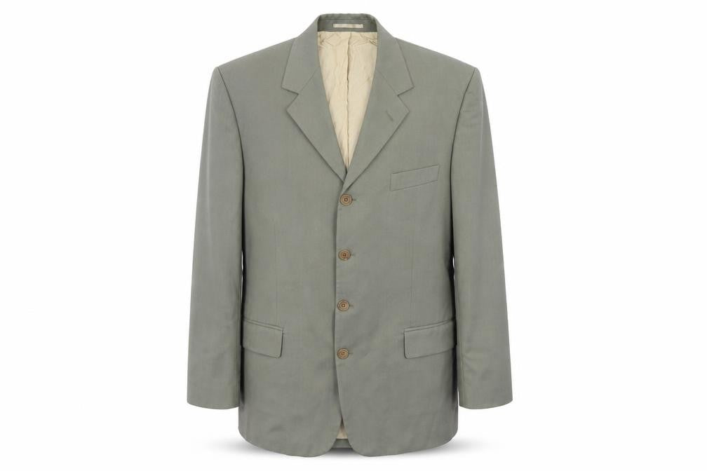 Front view of Revere men’s green jacket suit jacket