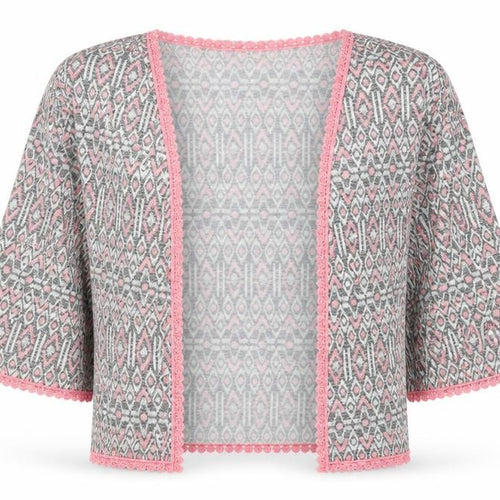 YD Girls Multicoloured Argyle/Diamond  Cardigan Jumper Size 10-11 Years