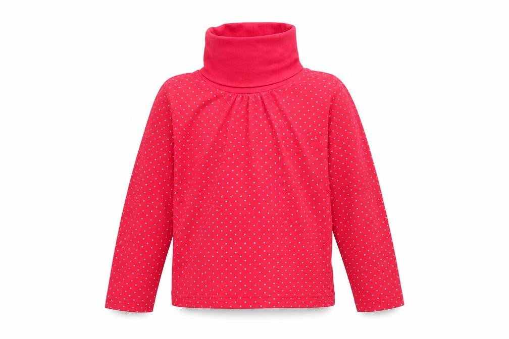 pink & black Girls Pink Polka Dot  Basic T-Shirt Size 5-6 Years