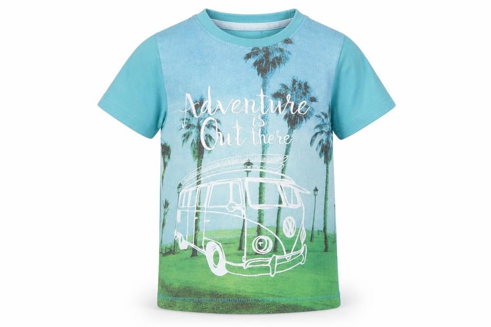 Front view of max boys’ boys multicoloured basic t-shirt, size 5-6, years