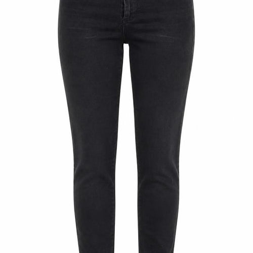 Denim Co. Womens Black  Denim Straight Jeans Size 10 L29 in