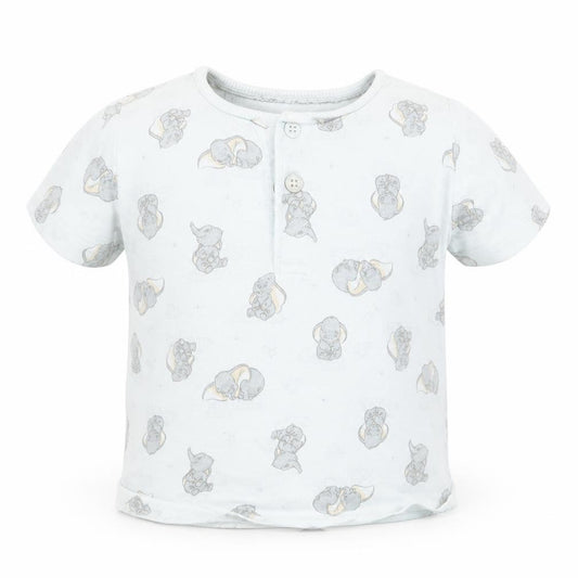 Front view of George Baby Grey Geometric Basic T-Shirt, size 9-12, Months - Dumbo