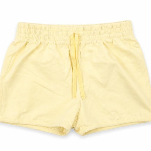 Gap Girls Yellow   Boyfriend Shorts Size 2 Years