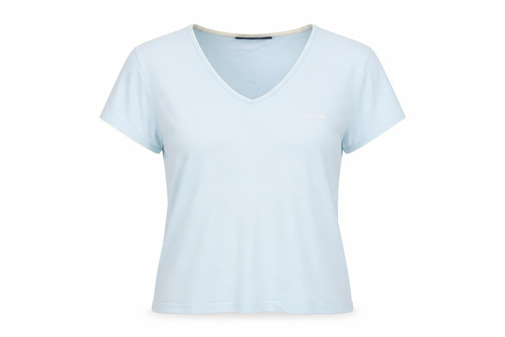 Olympus Womens Blue   Basic T-Shirt Size 12