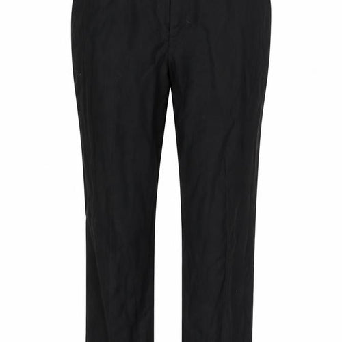 Preworn Womens Black   Trousers  Size 38 in L28 in