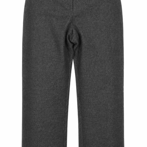 Preworn Womens Grey Herringbone  Dress Pants Trousers Size 34 in L28 in