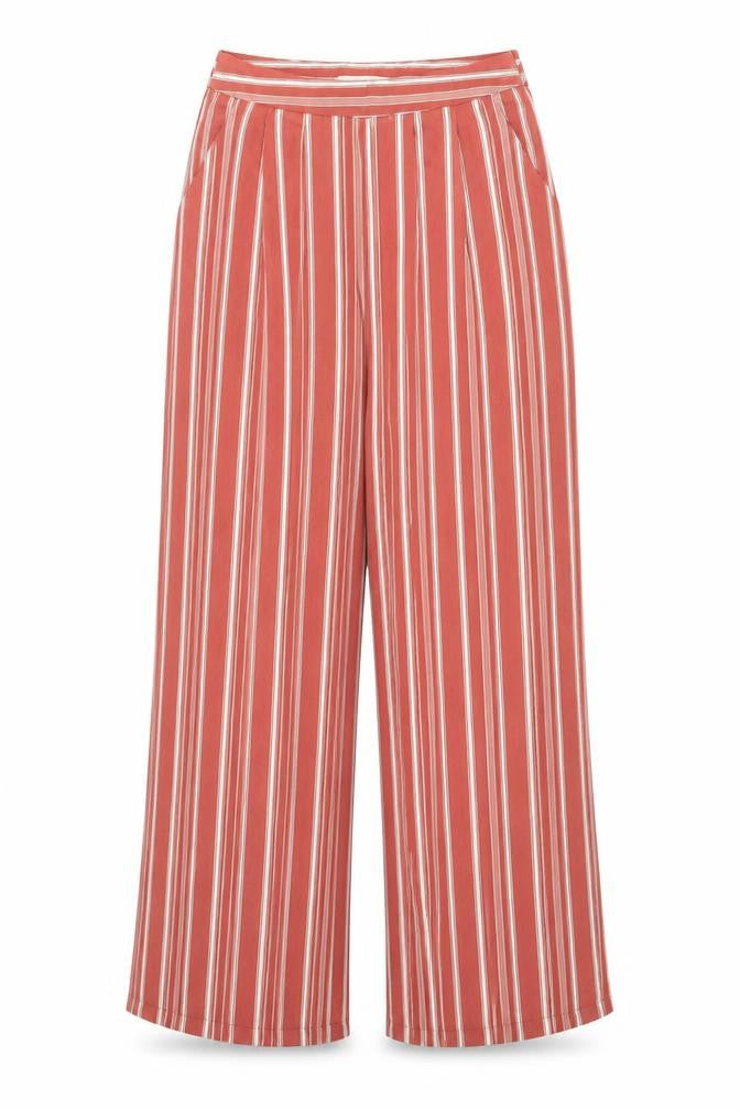 VERA & LUCY Womens Multicoloured Striped  Trousers  Size 28 in L29 in