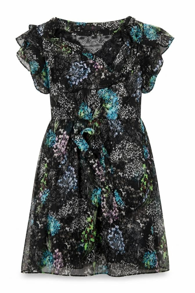 Debenhams Womens Multicoloured Floral  Fit & Flare  Size 12