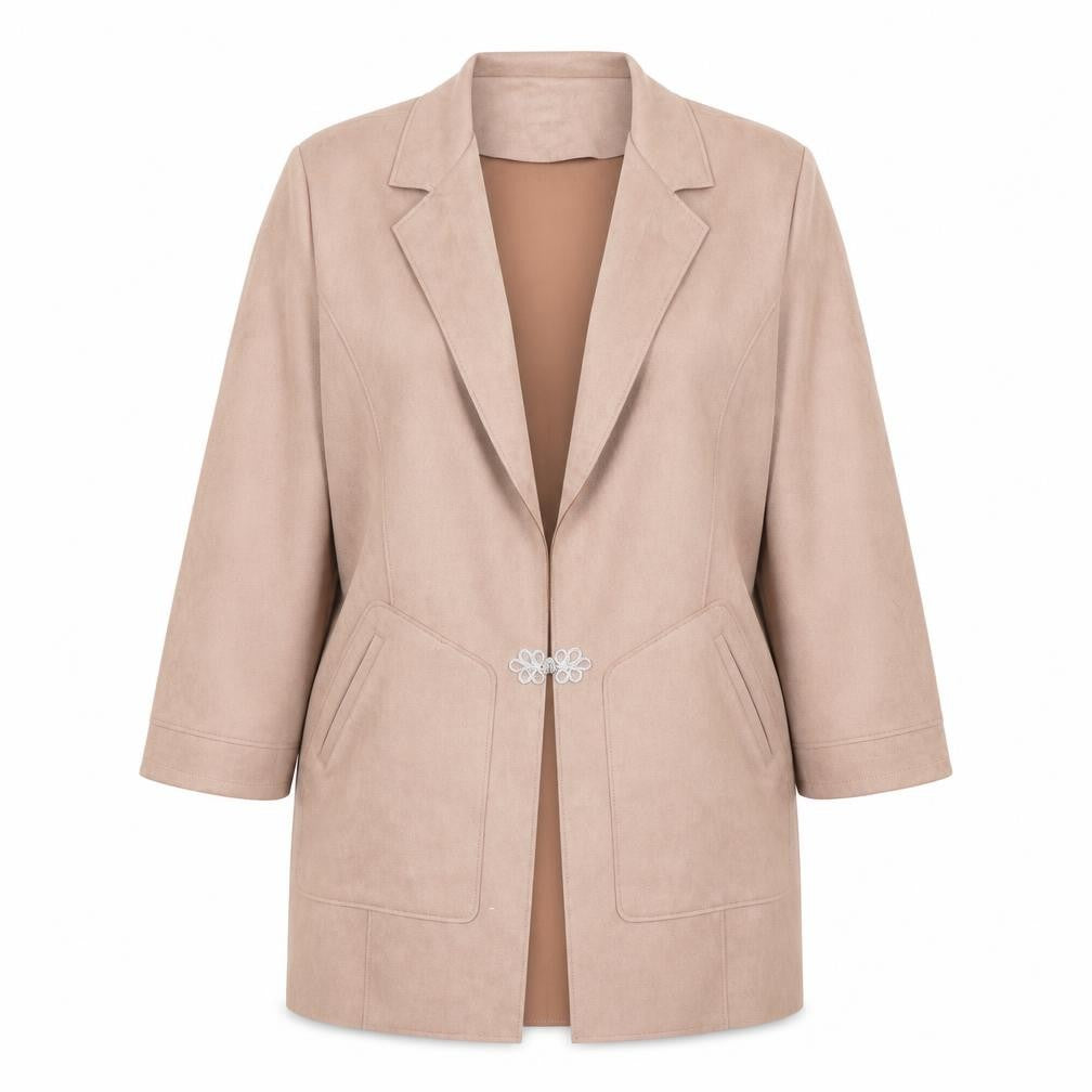 Front view of Tu women’s brown trench coat coat, size UK 16