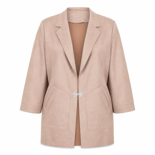Front view of Tu women’s brown trench coat coat, size UK 16