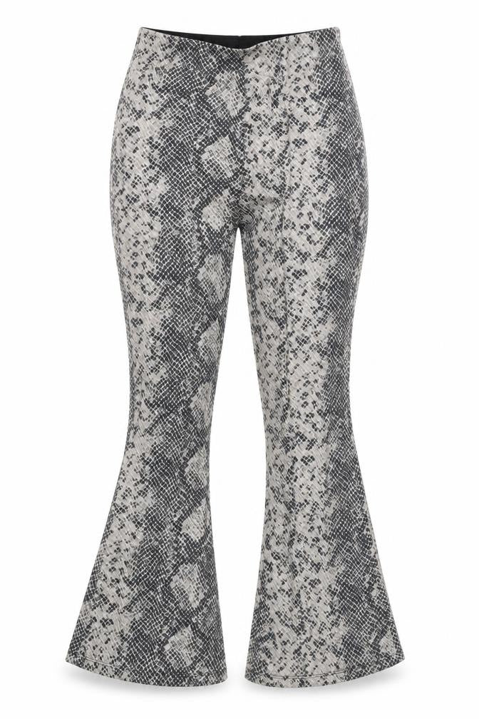 Reclaimed Vintage Womens Beige Animal Print  Capri Leggings Size 8 L30 in