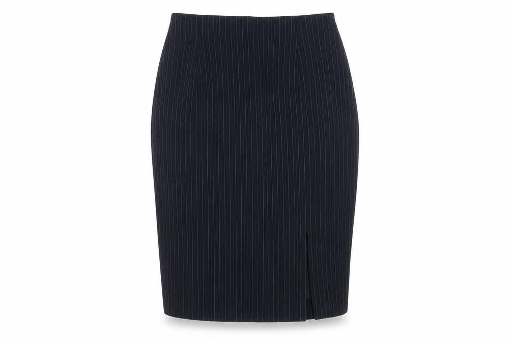 Richards  Womens Blue Striped  Straight & Pencil Skirt Size 12