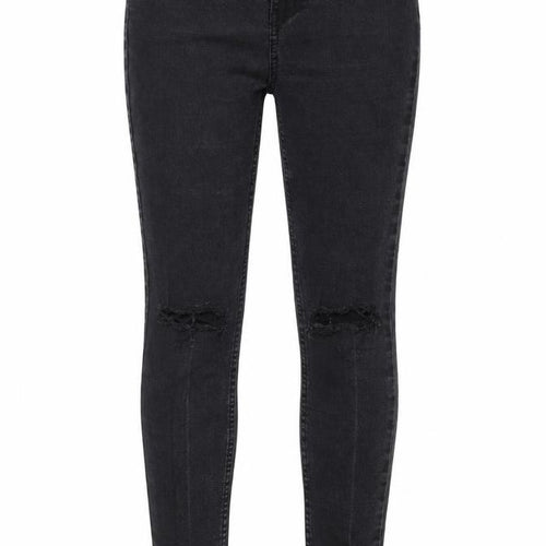 New Look Womens Black  Denim Skinny Jeans Size 12 L24 in - super skinny