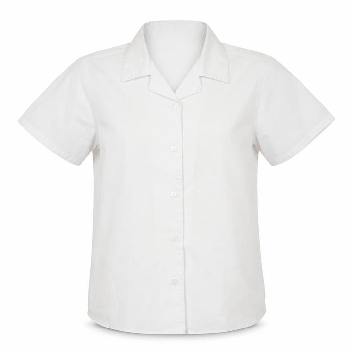 John Lewis Girls White Basic Button-Up Size 11 Years
