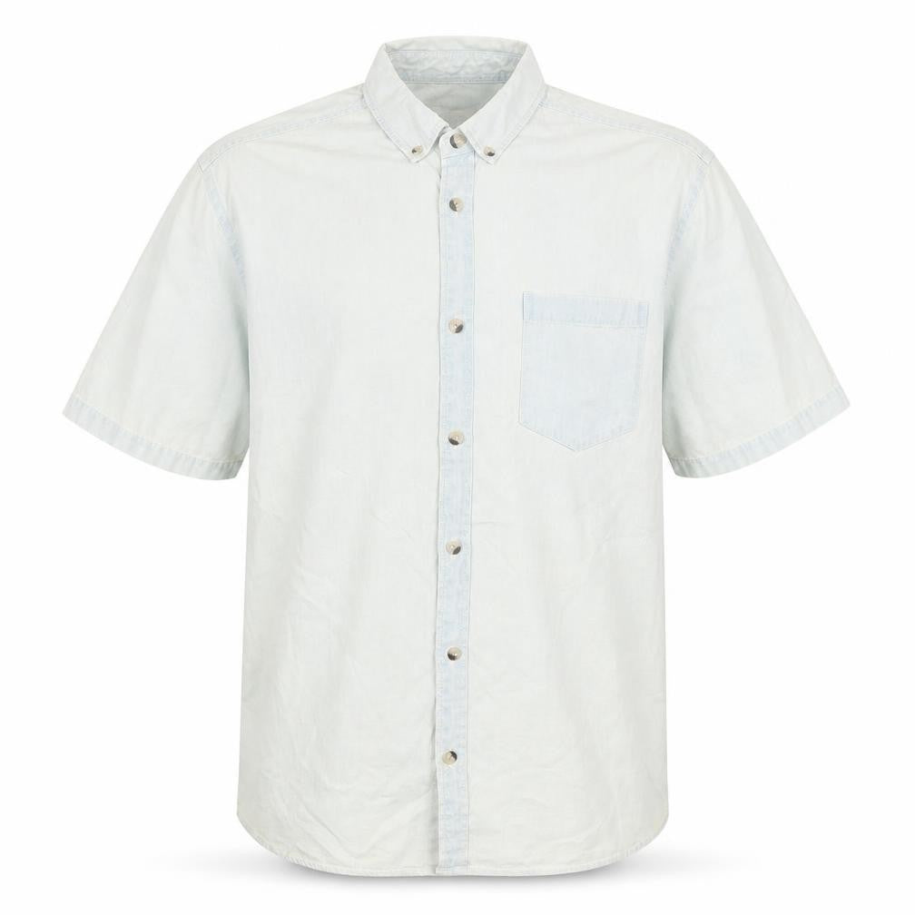 Burton Menswear Mens Blue    Button-Up Size XL