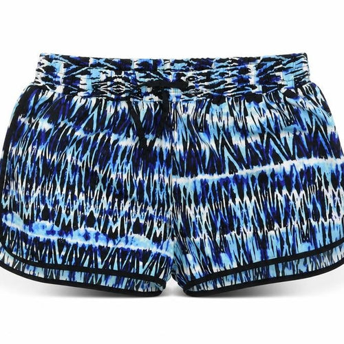 Denim & Co. Womens Multicoloured Geometric  Hot Pants Shorts Size 8