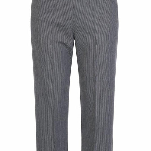 Preworn Womens Grey Striped  Trousers  Size 38 in L26 in