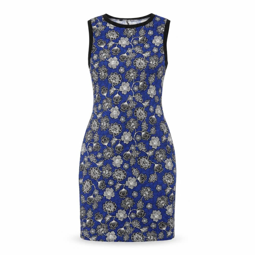 New Look Womens Blue Floral  Bodycon  Size 12