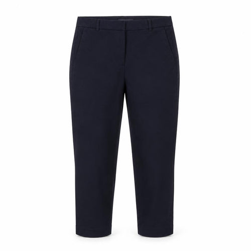 M&S Womens Blue   Cropped Trousers Size 32 in L23 in