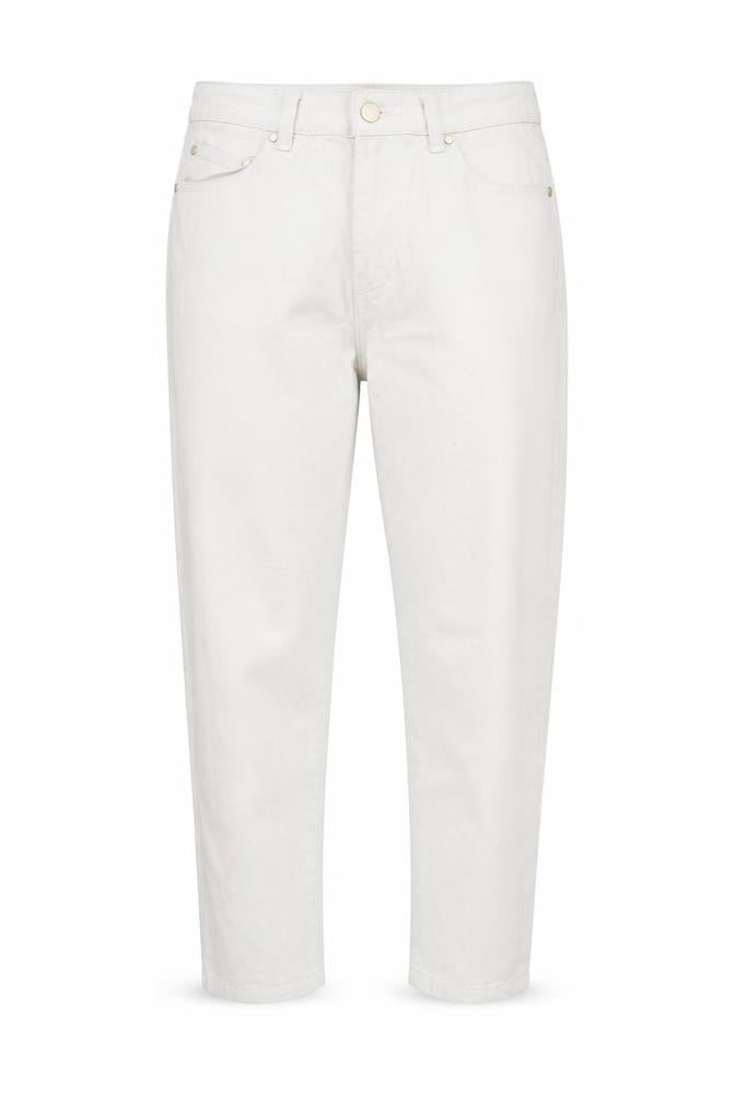 Dianne Gillman Womens White   Cropped Jeans Size 8 L20 in