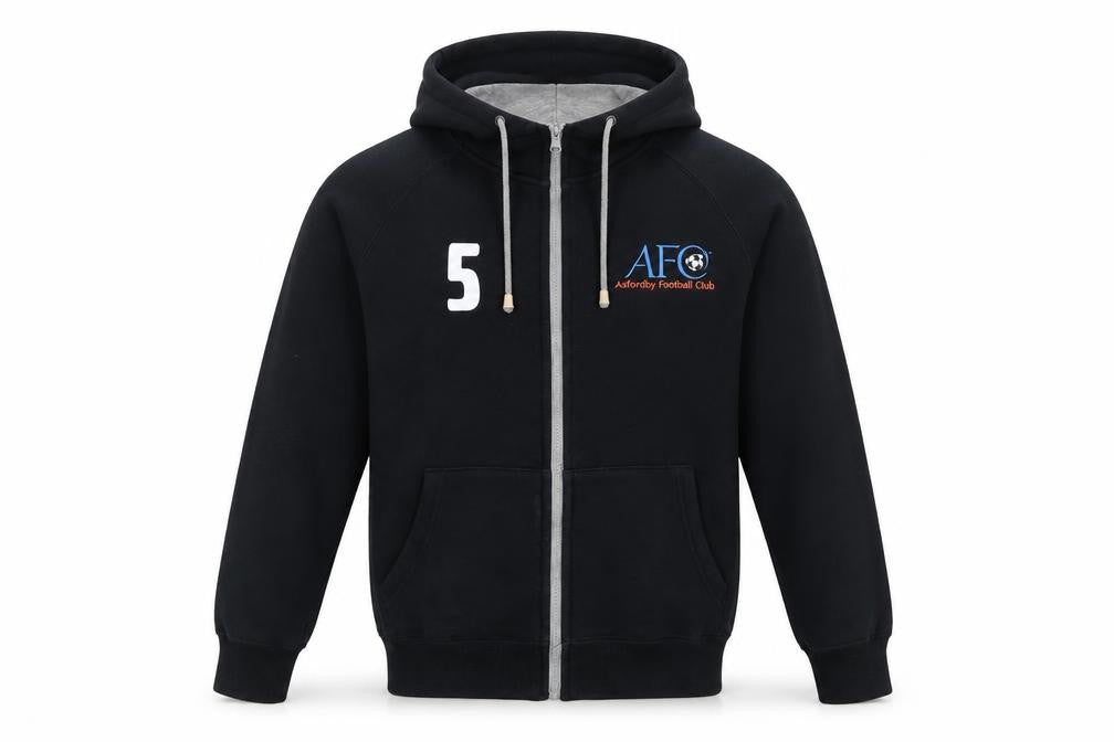 papini Mens Black   Full Zip Hoodie Size XS