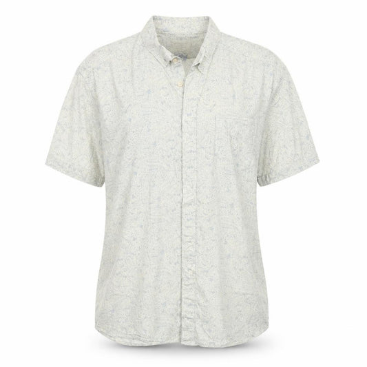 Front view of Selected Homme women’s multicoloured paisley basic button-up, size M