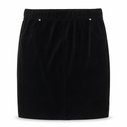 With Love Womens Black   Straight & Pencil Skirt Size L