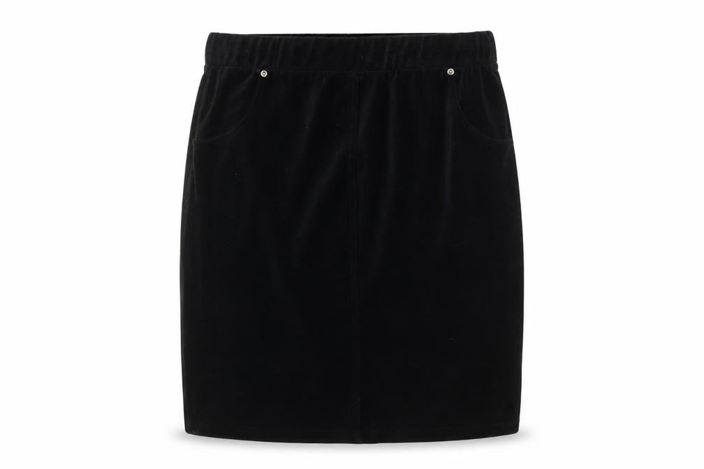 With Love Womens Black   Straight & Pencil Skirt Size L