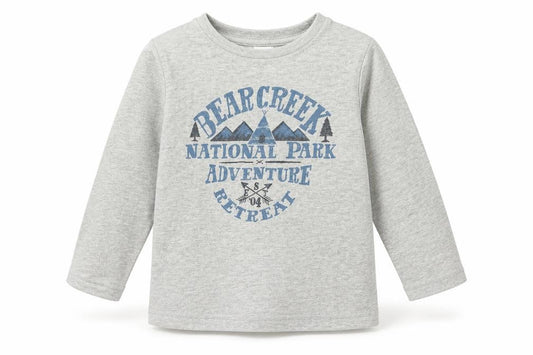 Front view of Tu Grey Basic T-Shirt, size 12-18, Months