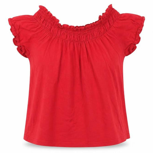 Look Womens Red   Basic Blouse Size 16