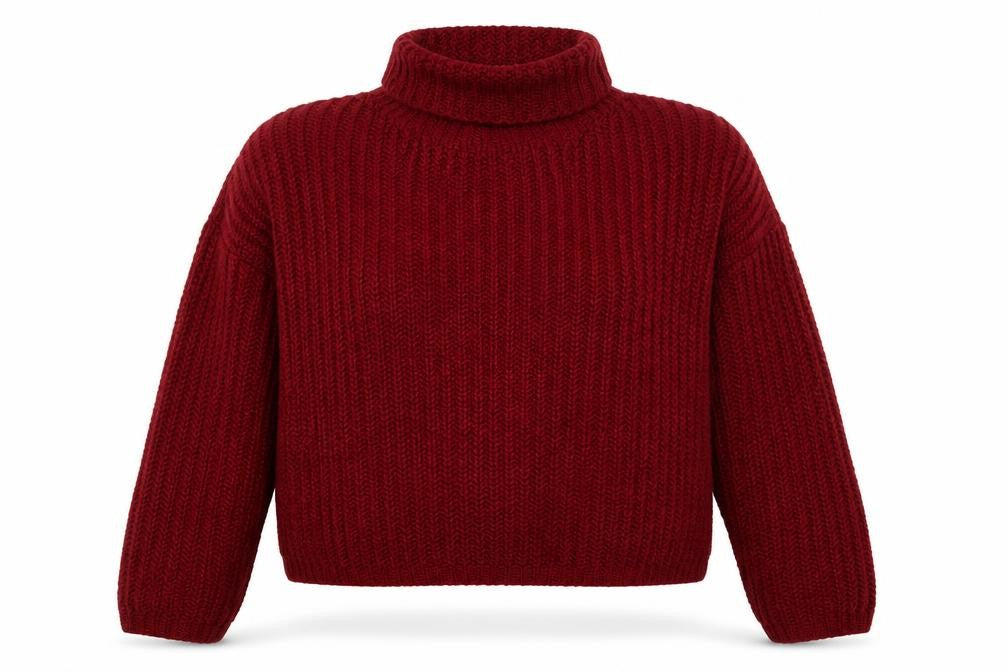 Primark Womens Red  Knit Pullover Jumper Size 12