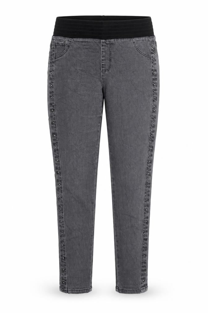 Freequent Womens Grey  Denim Jegging Jeans Size M L30.5 in