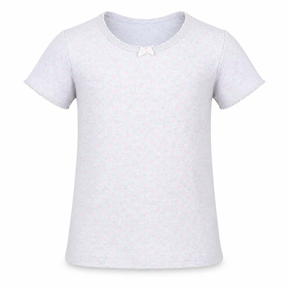 Primark Girls Grey Geometric  Top Pyjama Top Size 3-4 Years
