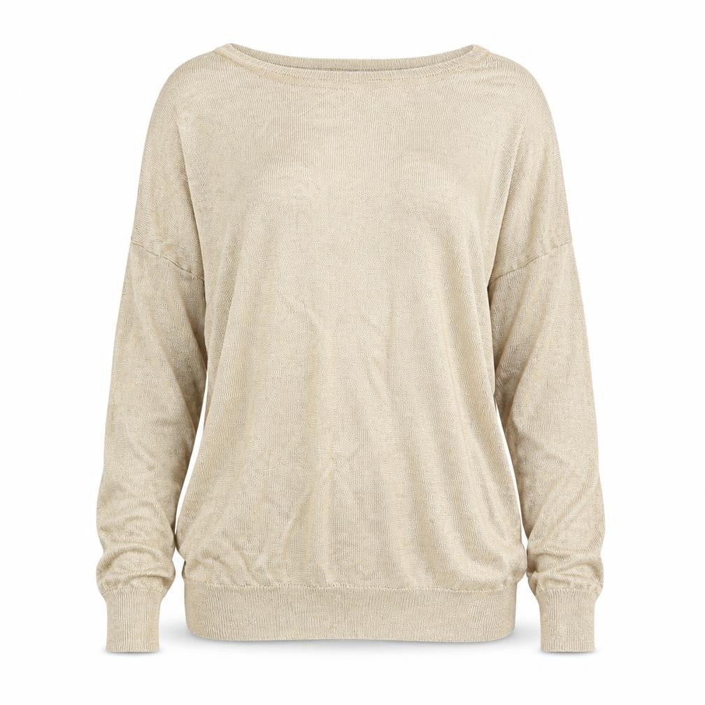 Oasis Womens Gold   Pullover Jumper Size M