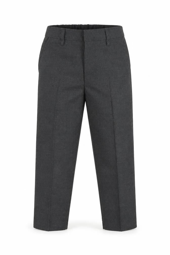 Front view of Tu boys’ grey dress pants trousers, size 3, years