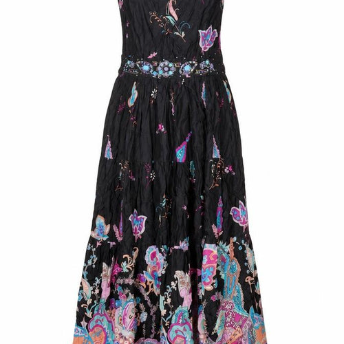 casual and co Womens Multicoloured Geometric  Fit & Flare  Size XS