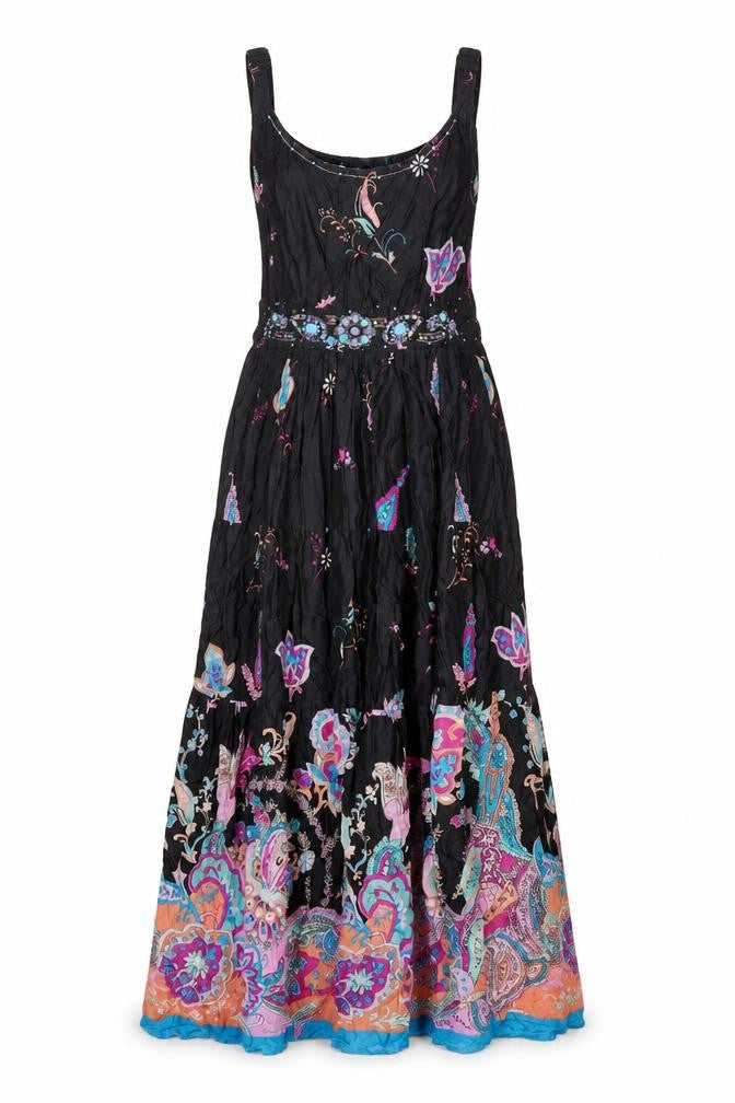 casual and co Womens Multicoloured Geometric  Fit & Flare  Size XS