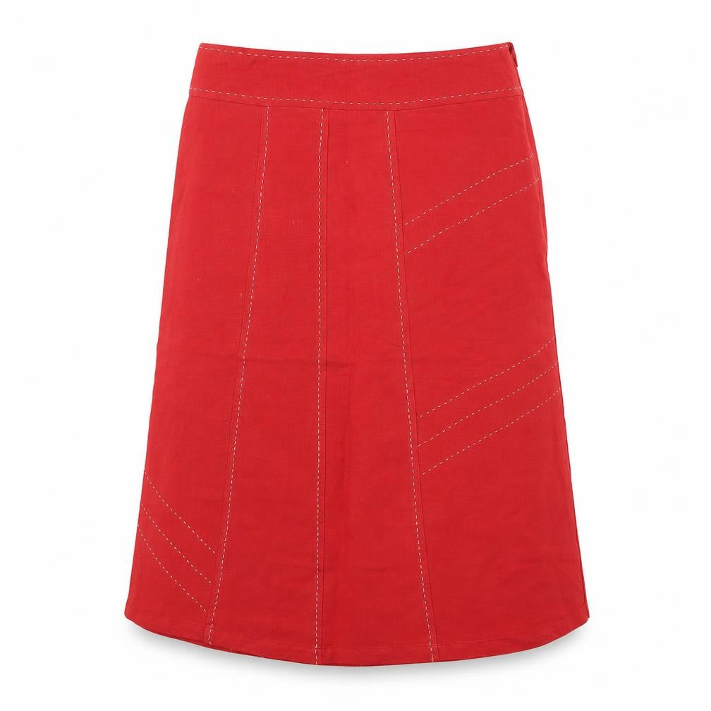 George  Womens Red   A-Line Skirt Size 30 in
