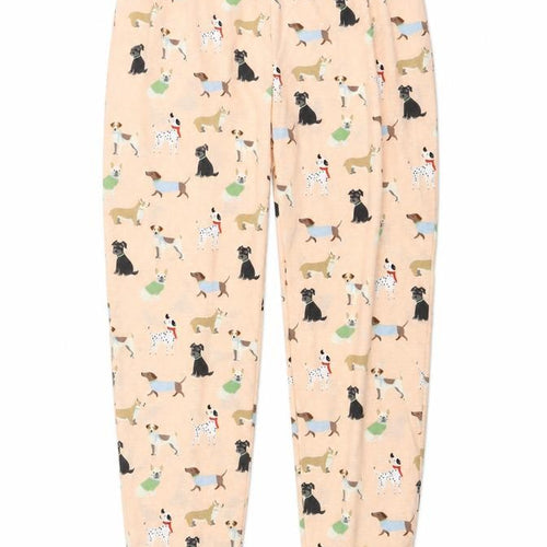 Matalan Womens Pink Animal Print  Trousers  Size S L25 in