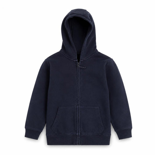 Front view of Tu boys’ blue jacket, size 7, years