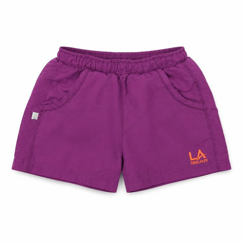 LA Gear Girls Purple   Sweat Shorts Size 9 Years