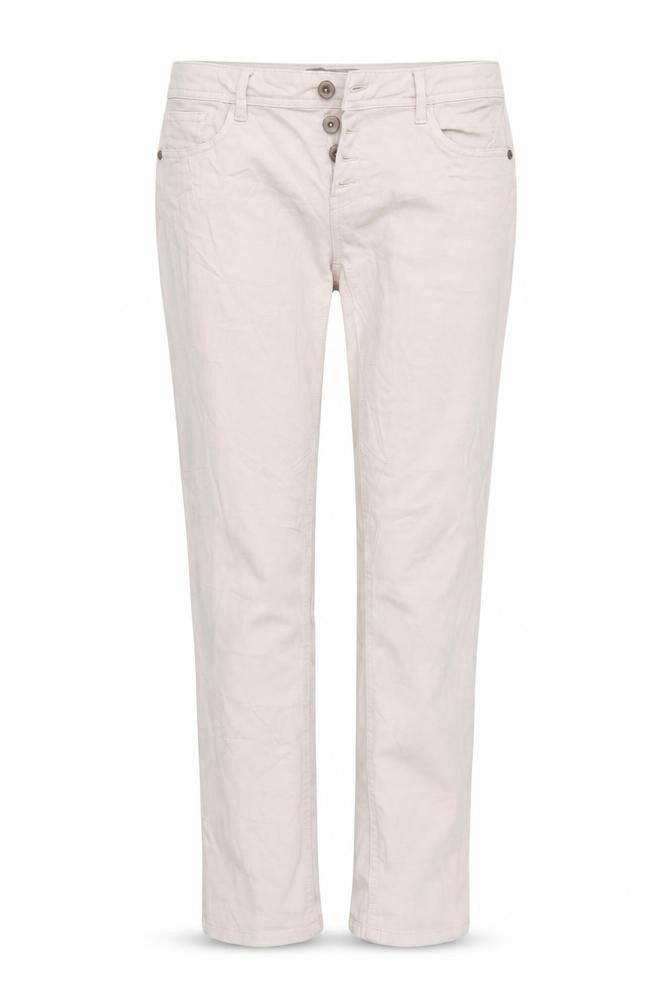 Blue Motion Womens Ivory  Denim Straight Jeans Size 10 L30 in