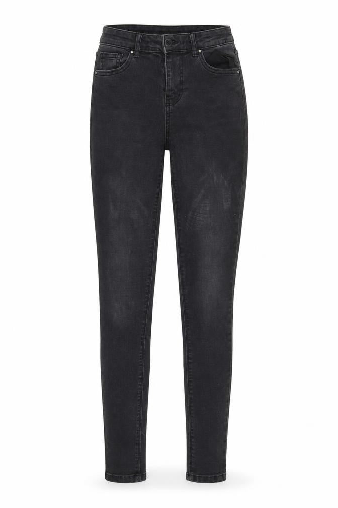 Denim & Co. Womens Black  Denim Straight Jeans Size 10 L30 in