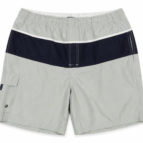Authentic Mens Green   Cargo Shorts Size L - Elastic Waist Band