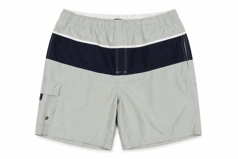 Authentic Mens Green   Cargo Shorts Size L - Elastic Waist Band